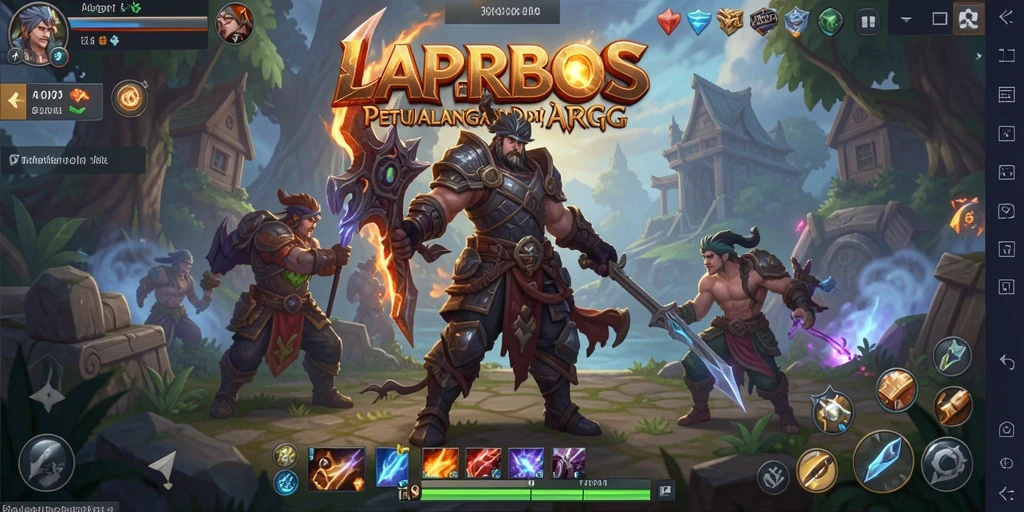 Gambaran gameplay epik dalam LAPARBOS, fitur ARPG yang menakjubkan.