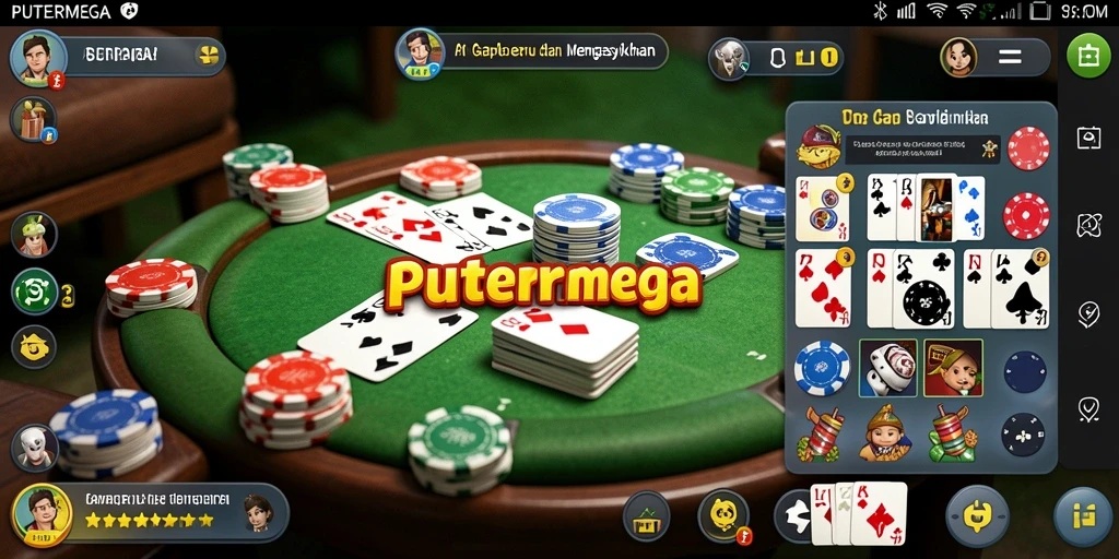 Tampilan seru gameplay PUTERMEGA yang mendebarkan dan interaktif.