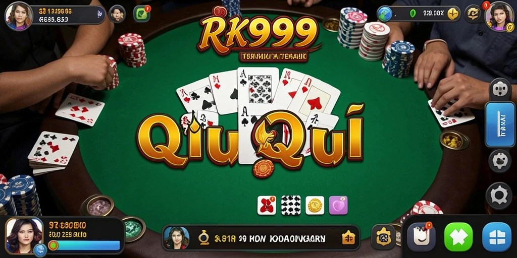 Tampilan gameplay QiuQiu yang mendebarkan dan seru.