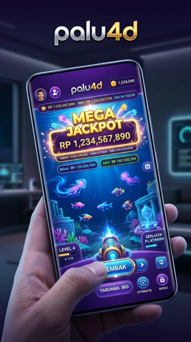 Tampilan aplikasi palu4d pada perangkat Android.